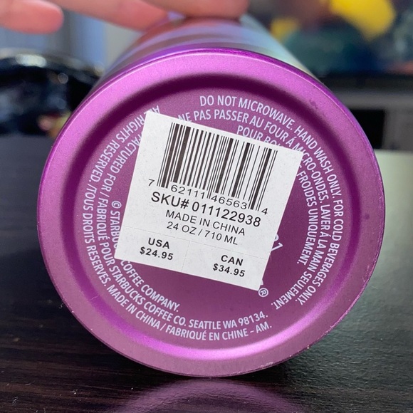 Purple coral Starbucks tumbler - Picture 2 of 3